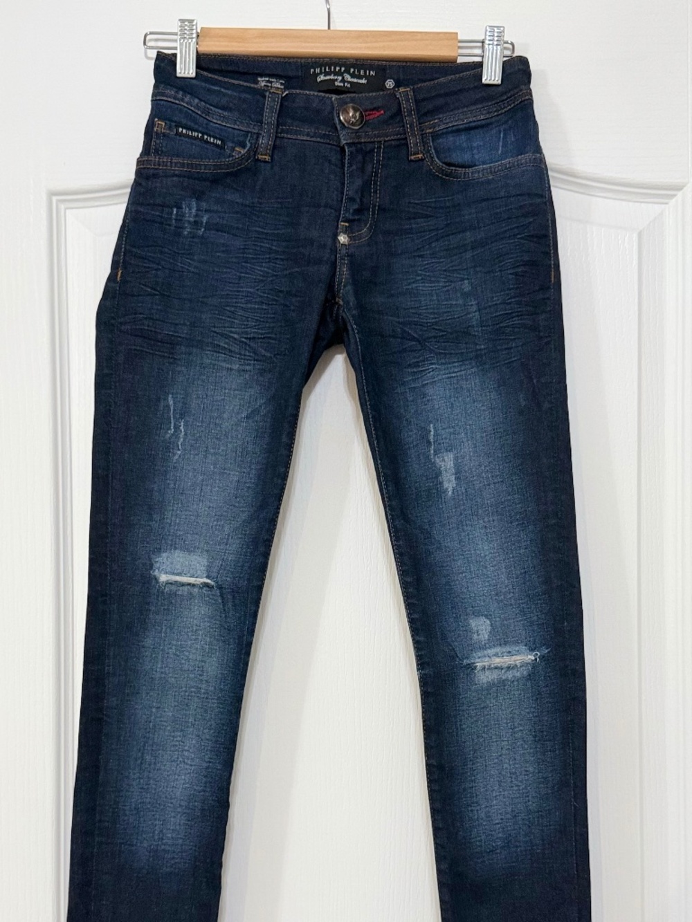 Philipp Plein FW16 "Strawberry Cheesecake" Slim Fit Jeans - Size 25 - EUC